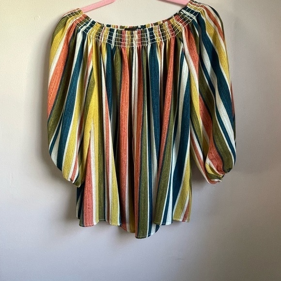Dressy blouse on/off shoulders women’s size Small - Picture 13 of 14